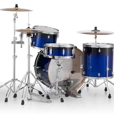 Pearl Decade Maple Kobalt Blue Fade Kit 24x14, 13x9, 16x16 3pc Shell Pack Drum Set Authorized Dealer image 11