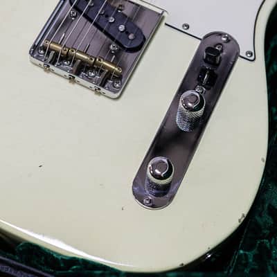 Del-Tone 60's T-style | Aged Vintage White image 3