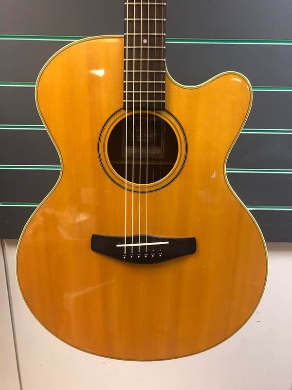 Yamaha CPX-5 YN Natural Gloss 2002 Electro Acoustic Guitar | Reverb