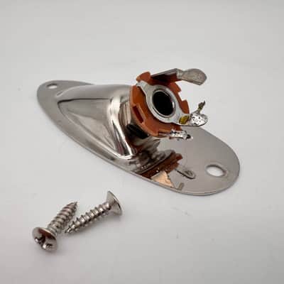 Fender Squier Classic Vibe Stratocaster Jack Plate and Jack Mint 25018 image 2