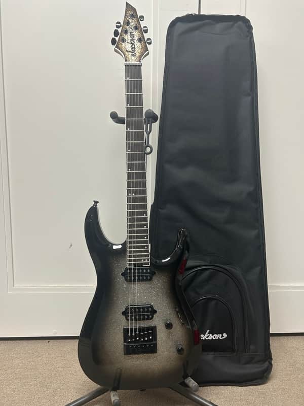 Jackson Pro Plus Series DK Modern Evertune EVTN6 - Silver Sparkle image 1
