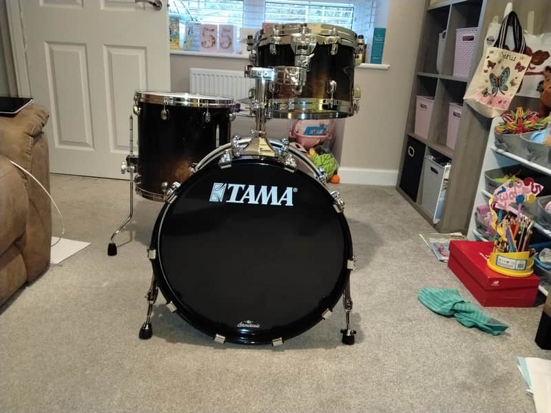 Tama Starclassic Walnut/Birch Shell pack (3 Piece) in Transparent Mocha Fade image 1