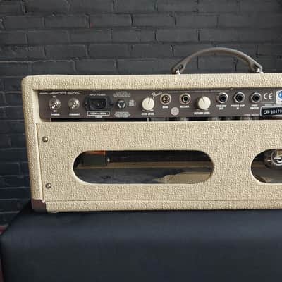 Fender Super-Sonic 60 Head 2-Channel 60-Watt Guitar Head - Blonde with Footswitch image 9
