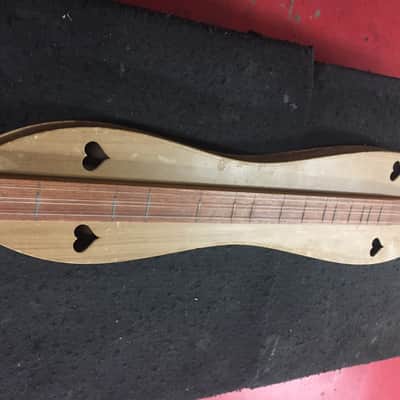 Homer  C Ledford Dulcimer  100 year old Yellow Poplar 1969 Natural image 4