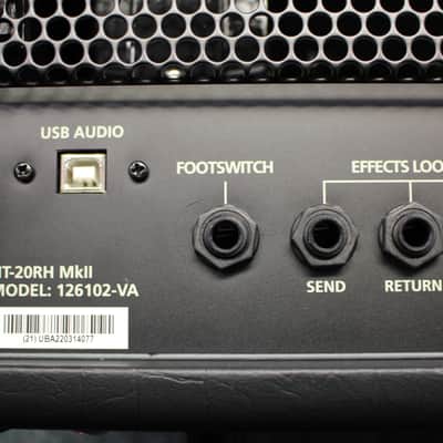 Blackstar HT20RHMKII Studio 20 20W Tube Guitar Amp Head Black w/Footswitch image 5