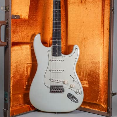 1959 Fender Stratocaster White Refin Vintage Electric Guitar w/HSC image 1