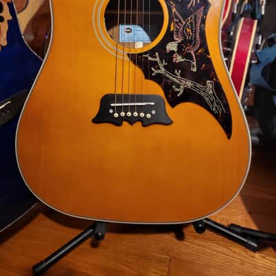 Epiphone Excellente Acoustic Guitar, Antique Natural Aged Gloss image 3