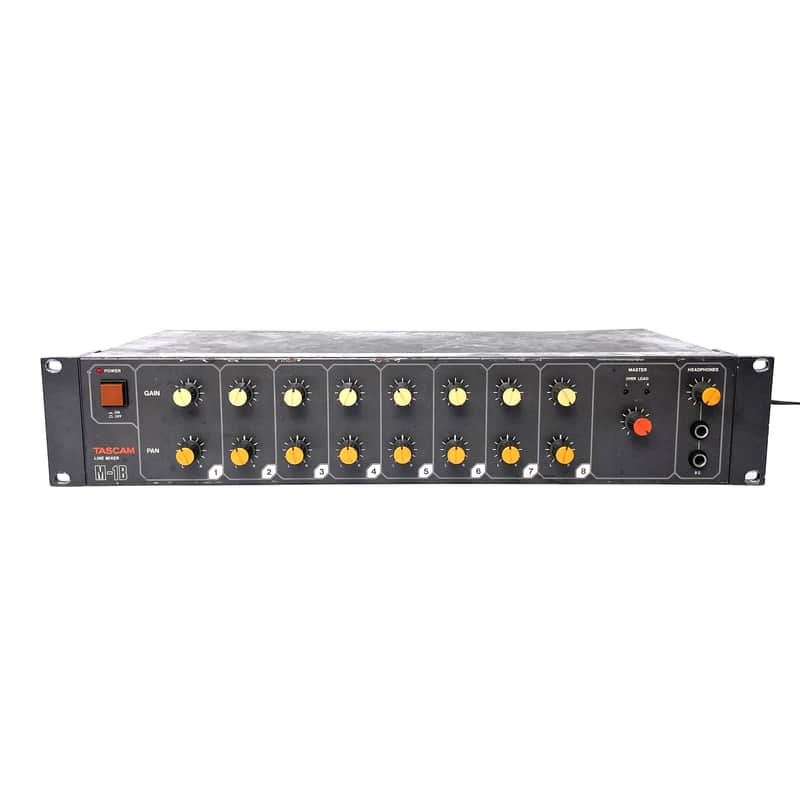 1970s TASCAM Model 1 8-Channel Line Level Mixer Black