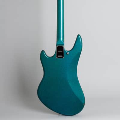 Guyatone  LG-350T Sharp Five Solid Body Electric Guitar,  c. 1970, black hard shell case. image 2