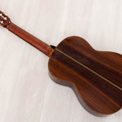 1987 Hiroumi Yamaguchi Model A Vintage Classical Guitar, Cedar + Rosewood, 1A-Style w/ Case image 16