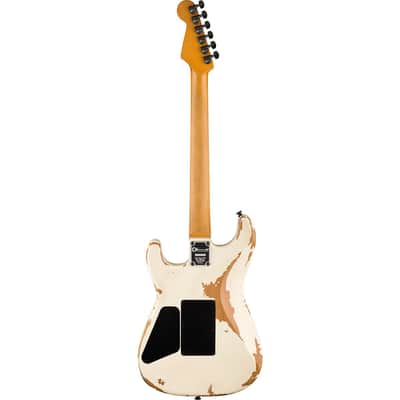 Charvel Charvel Pro-Mod Relic San Dimas Style 1 HH FR PF Electric Guitar, Pau Ferro Fingerboard, Weathered White image 2