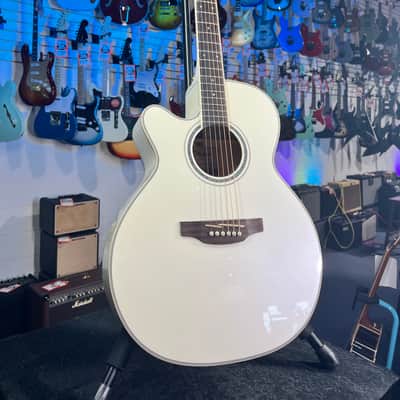 Takamine GN37CE NEX Acoustic-electric Guitar - Pearl White GET PLEK'D! 312 image 5