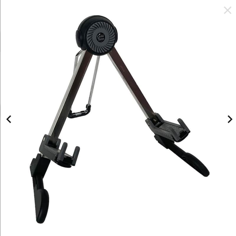 Gold Tone FitsAll Stringed Instrument Stand - Black, New, Authorized Dealer image 1