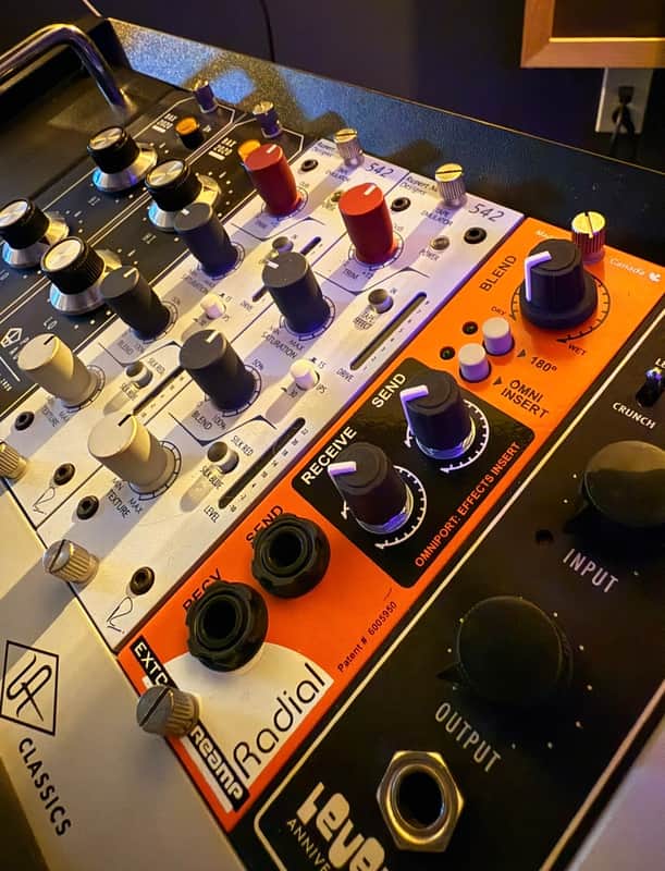 Radial EXTC 500 Series Reamp / Guitar Effects Interface Module 2010s - Orange image 1