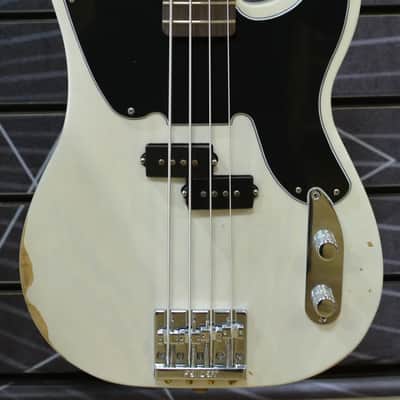 Fender Mike Dirnt Road Worn Precision Bass White Blonde Rosewood - Incl Hardshell Case image 1