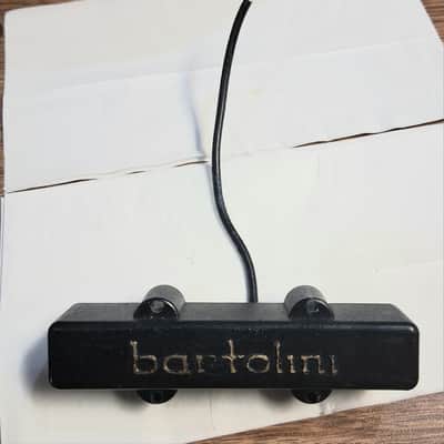 Bartolini 9JS-1 Bass 4-String J Bass 80s - Black image 5