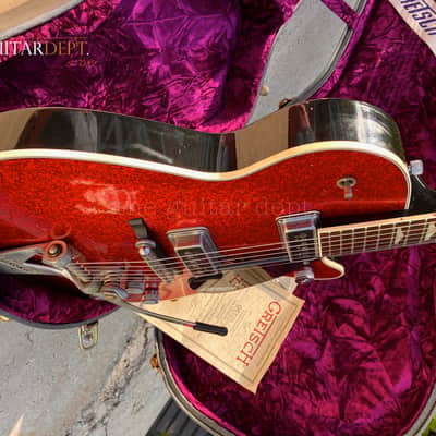 ♚MINT♚ 2012 Gretsch CUSTOM SHOP G-6128 MASTERBUILT JET Stephen Stern♚RED SPARKLE♚Dynasonics !♚OHSC♚8 LBS♚COA image 13