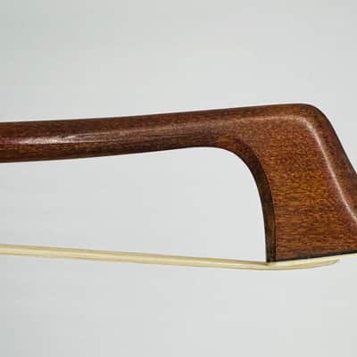 Shamrock design- silver mounted 4/4 cello bow image 6
