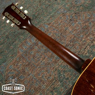 1967 Gibson LG-1 Acoustic Guitar with original Chipboard Alligator Case image 14