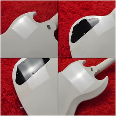 Super Rare 2015 Navigator N-SG Custom Order 3 Pickup SG Standard White - With Original Hard Shell Case - Made By ESP Technical House Custom Shop in Japan MIJ image 12