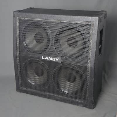Vintage Laney AOR Pro-Tube 4x12 guitar cab / slant Celestion speakers image 4