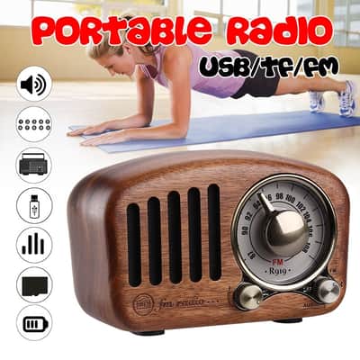 Vintage Radio-red image 19