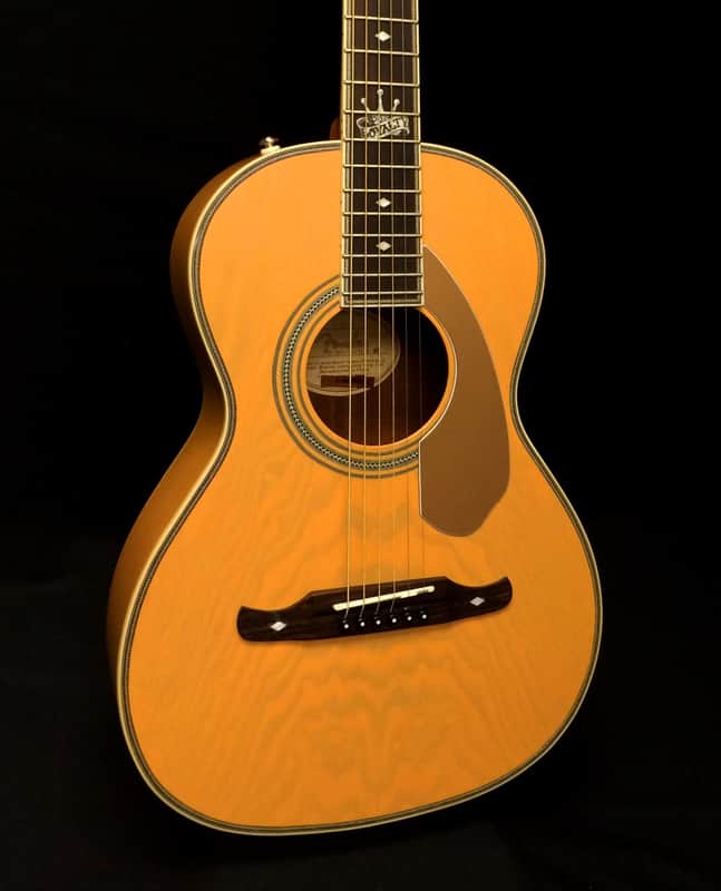 Fender Ron Emory Loyalty Parlor 12th Fret Acoustic Guitar w/ | Reverb