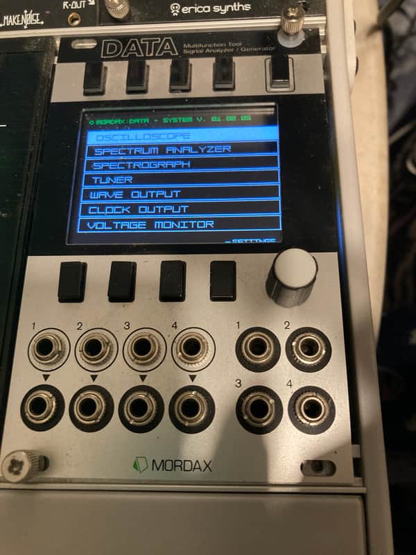 Mordax DATA - Multifuction Tool for Eurorack Silver Panel imagen 1