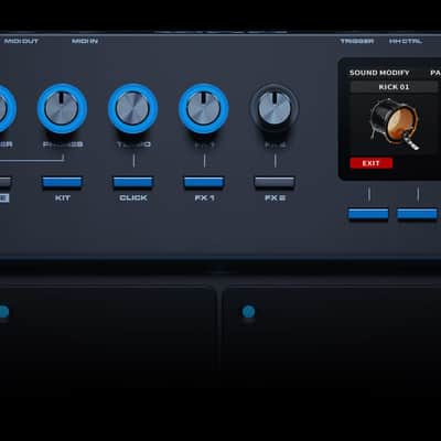 NUX DP-2000 8-Velocity Sensitive Independent Strike Percussion Pad+UI Interface image 5