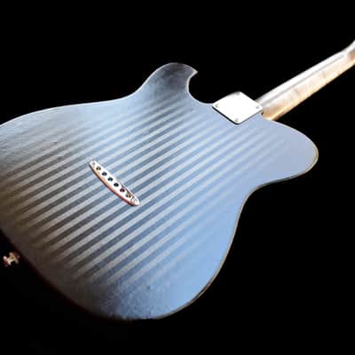 Dax&Co. Ironhorse 2022 Black/Steel Etched Striped guitar W/ Hardshell Case & COA! image 6