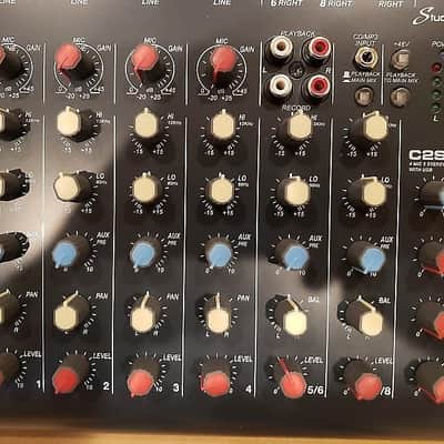 Studiomaster C2S-4 4-Channel Mixer w/ USB Record (Behringer Alternative) image 4