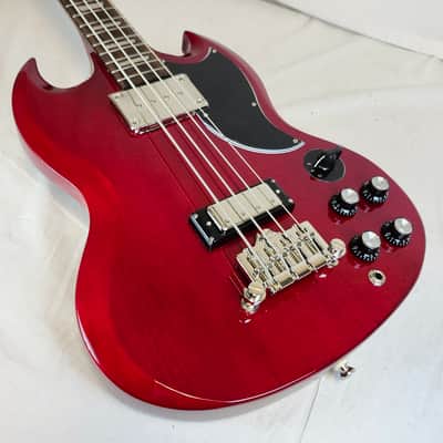 Epiphone EB-3 "SG" Design Electric Bass, 2 PU, Cherry image 6