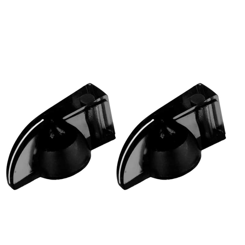 Black Pointer Knobs For Split Shaft Pots image 1