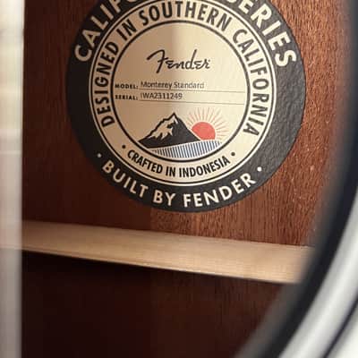 Fender Monterey Standard Satin Black image 3