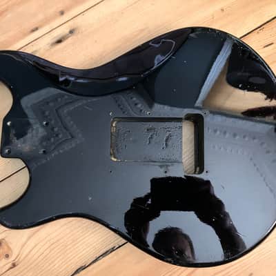 Vox Standard 25 Electric Guitar Body Maple Japan Matsumoku Heavily Roadworn image 8