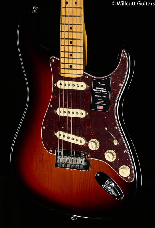 Fender American Professional II Stratocaster 3-Color Sunburst Maple Fingerboard (129) image 1