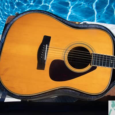 1977 Yamaha L-8 Dreadnought Acoustic - Natural - Luxury Series - Premium Quality Japan Mojo - Pro Set Up w Perfect frets/Action/Intonation! image 2