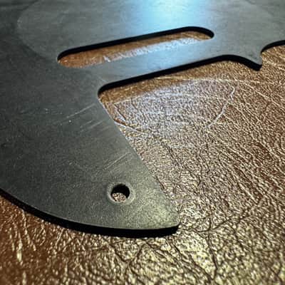 Bakelite Reproduction Blackguard Fender Telecaster Broadcaster pick guard lacquered 5 hole nocaster 1950 1951 1952 1953 1954 aged medium relic image 7