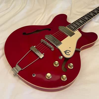 2012 Epiphone Casino - Last of the Made in Korea (MIK) Casinos - Cherry - Free Pro Setup - 5.9 lbs image 1