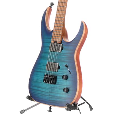 Jackson Custom Shop Custom Shop USA Signature Misha Mansoor Juggernaut HT6FM Satin Laguna Burst (RC2) (10757) image 4