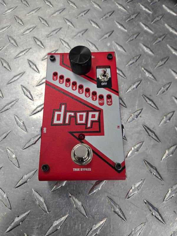 DigiTech Drop Compact Polyphonic Pitch-Shifter 2010s Red image 1