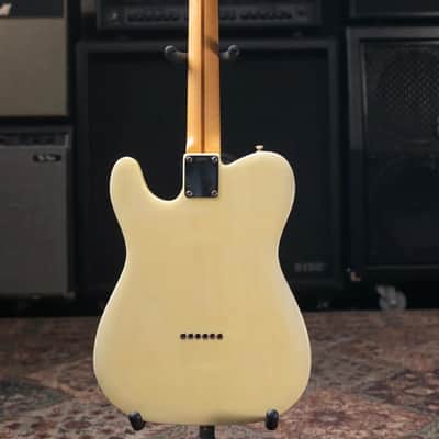 Fender 1956 Esquire Electric Guitar - Refinished Yellow with Hardshell Case - Used image 9