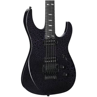 Legator Ninja 6 Floyd Rose Electric Guitar, Purple Crackle image 1
