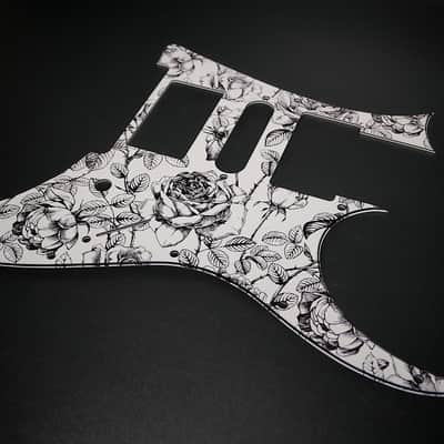 Floral #12 / Ibanez Pickguard / RG350 / JEMJR / Graphic / Stormguitar image 5