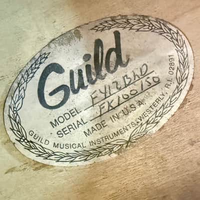 Guild F412 12 string acoustic jumbo 1979 - Maple F-412 original vintage USA XII image 8