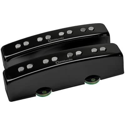 DiMarzio DP305GB Sixties J Jazz Bass Pickup Set - Gloss Black