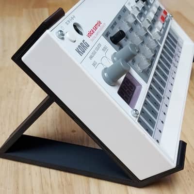 Black Color 45 Degree Angle Stands For Korg Volca Bass FM Keys Nubass Loop Synthesizer - Made in USA image 2