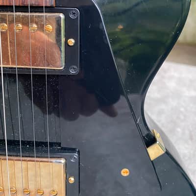Gibson Les Paul Studio Push Pull Tone Guitar Center Exclusive- Ebony Gold Hardware image 9