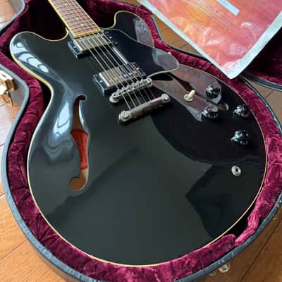 Gibson Custom Shop ES-335 Roy Orbison - Ebony Black image 1