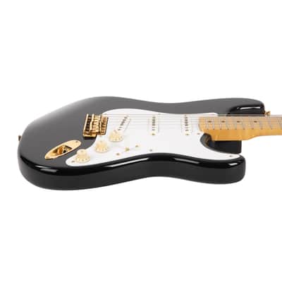 Used Fender Custom Shop 1958 Stratocaster Black 1997 image 3